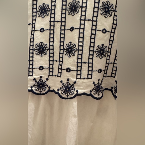 Zara Cotton/Linen Floral Baby Doll Dress - Picture 6 of 8